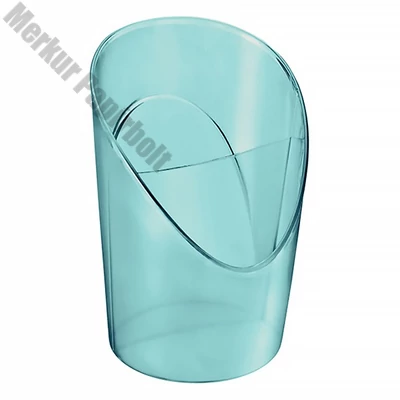 Írószertartó ESSELTE Colour Breeze kerek 2 rekeszes áttetsző kék