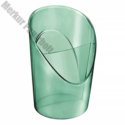 Írószertartó ESSELTE Colour Breeze kerek 2 rekeszes áttetsző zöld