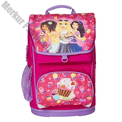Iskolatáska szett LEGO Friends Cupcake 2 részes pink