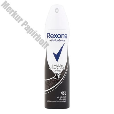 Izzadásgátló deo REXONA Invisible Black&White 150ml
