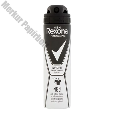 Izzadásgátló deo férfi REXONA Invisible Black & White 150ml