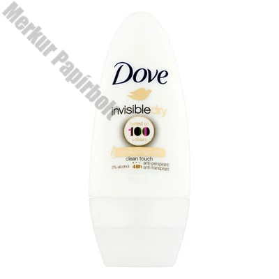 Izzadásgátló deo roll-on DOVE Invisible Dry 50 ml