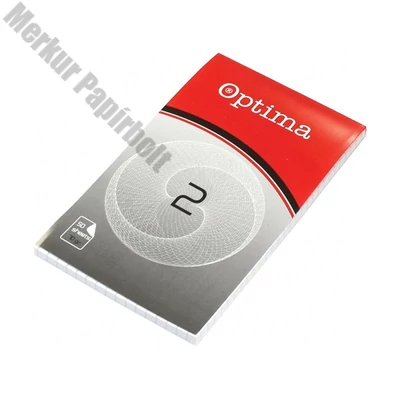 Jegyzettömb kockás OPTIMA 65x115mm 50 lapos