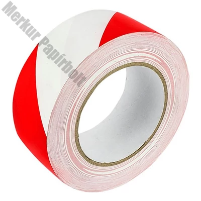 Jelzőszalag GRAND 48mm x 50m piros-fehér