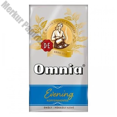 Kávé őrölt DOUWE EGBERTS Omnia Evening koffeinmentes 250 g