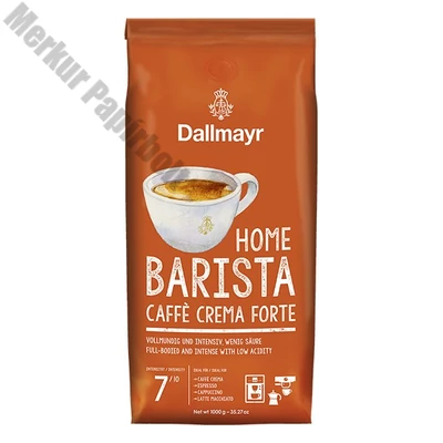 Kávé szemes DALLMAYR Home Barista Caffé Crema Forte 1000 g