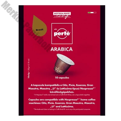 Kávékapszula CAFFÉ PERTÉ Brazil 100% arabica 10 darab/doboz