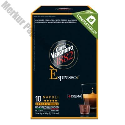Kávékapszula CAFFÉ VERGNANO Nespresso Napoli 10 kapszula/doboz