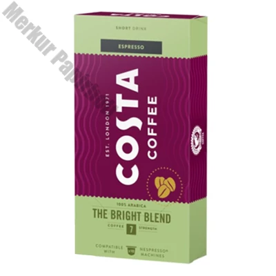 Kávékapszula COSTA COFFEE Nespresso The Bright Blend 10 kapszula/doboz