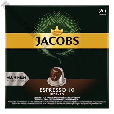 Kávékapszula JACOBS Nespresso Espresso Intenso 20 kapszula/doboz