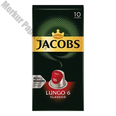 Kávékapszula JACOBS Nespresso Lungo 6 10 kapszula/doboz