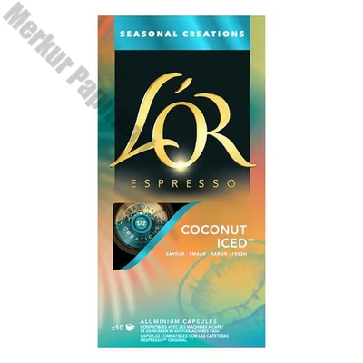 Kávékapszula L`OR Coconut iced Nespresso kompatibilis 10 kapszula/doboz