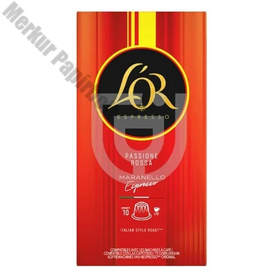 Kávékapszula L`OR Ferrari Maranello Nespresso kompatibilis 10 kapszula/doboz