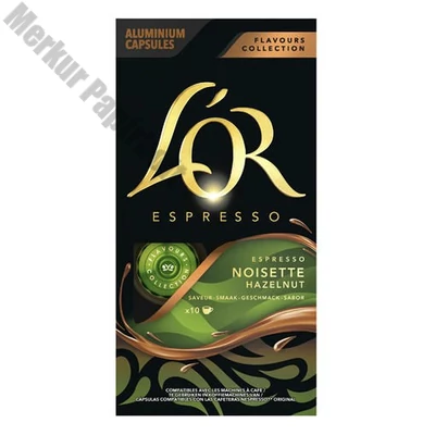 Kávékapszula L`OR Mogyorós Nespresso kompatibilis 10 kapszula/doboz