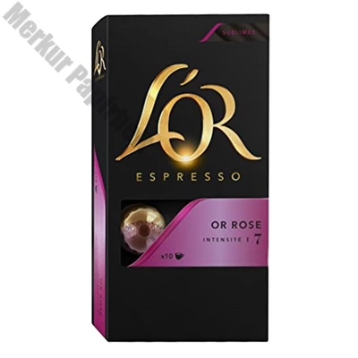 Kávékapszula L`OR Nespresso Espresso Or Rose 10 kapszula/doboz