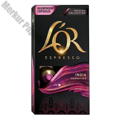 Kávékapszula L`OR Nespresso India 10 kapszula/doboz