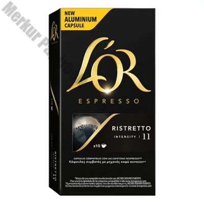 Kávékapszula L`OR Nespresso Ristretto 10 kapszula/doboz