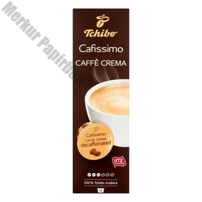 Kávékapszula TCHIBO Cafissimo Caffé Crema koffeinmentes 10 kapszula/doboz
