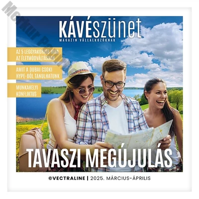 Kávészünet magazin 2025. március-április 3-4 szám.