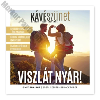 Kávészünet magazin 2025. szeptember-október 9-10 szám.