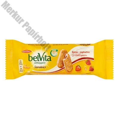 Keksz BELVITA Jó Reggelt! Softy epres töltelékkel 50 g