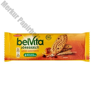 Keksz BELVITA Jó Reggelt! mézes és mogyorós 50 g
