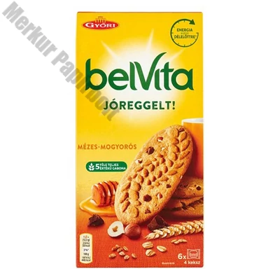 Keksz BELVITA Jó Reggelt! mézes és mogyorós multipack 300 g