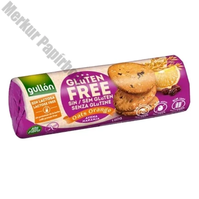 Keksz GULLON Gluténmentes zabbal és naranccsal 180 g