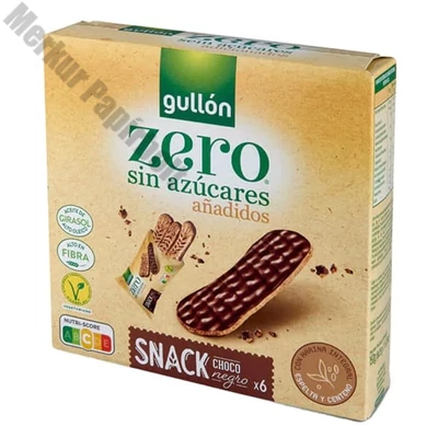 Keksz GULLON Snack Zero étcsokoládés 150 g