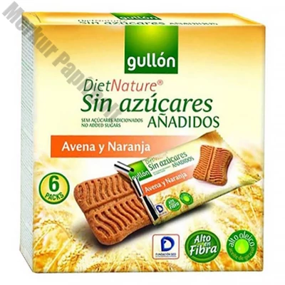 Keksz GULLON Snack zabos narancsos 144 g