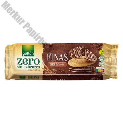 Keksz GULLON Thins Zero tejcsokoládés 150 g