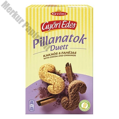Keksz GYŐRI Édes pillanatok fahéjas kakaós 220 g