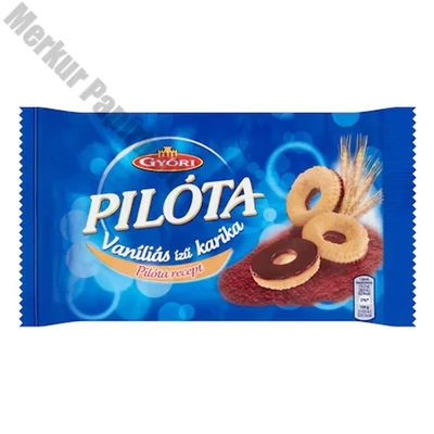 Keksz PILÓTA vaníliás karika étbevonóval 150 g