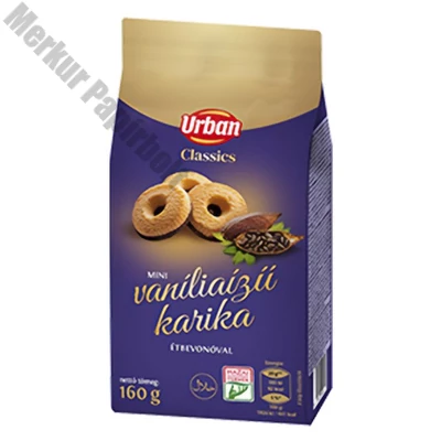 Keksz URBAN Classic vaniliás karika 160 g