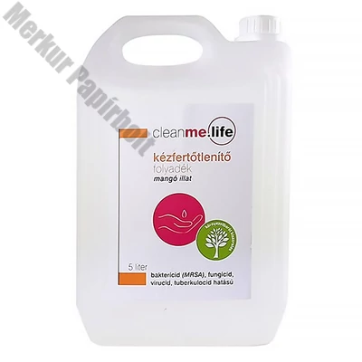 Kézfertőtlenítő folyadék utántöltő CLEANME.LIFE mangó 5000 ml