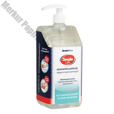 Kézfertőtlenítő gél BRADOLIFE pumpás 1,5 liter