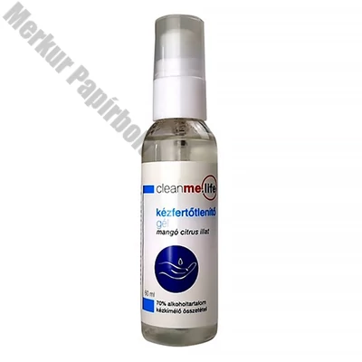 Kézfertőtlenítő gél CLEANME.LIFE kupakos mangó 60 ml