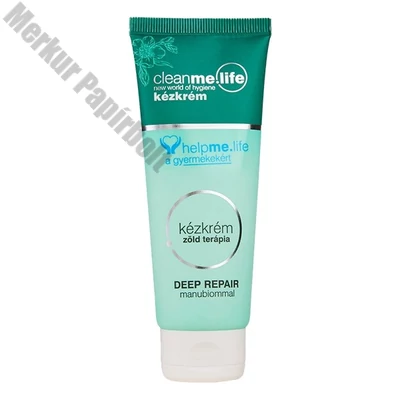 Kézkrém CLEANME.LIFE deep repair zöld terápia 75 ml