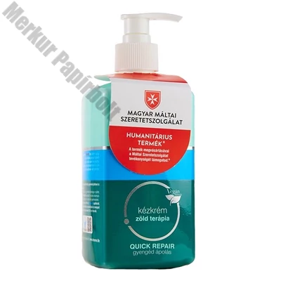 Kézkrém CLEANME.LIFE quick repair zöld terápia pumpás 500 ml
