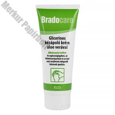 Kézkrém munkavédelmi BRADOCARE 100ml tubusos aloe vera