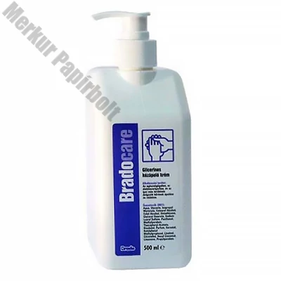 Kézkrém munkavédelmi BRADOCARE 500 ml pumpás glicerines