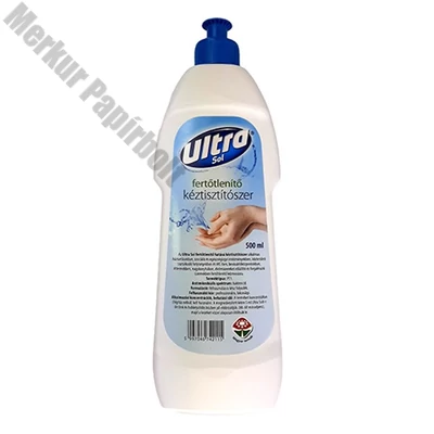 Kéztisztító ULTRA SOL fertőtlenítő hatású flakonos 500 ml