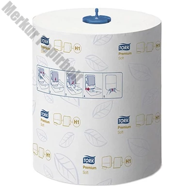 Kéztörlő tekercses TORK Matic Soft Prémium H1 2 rétegű fehér