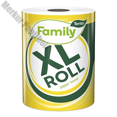 Kéztörlő tekercses háztartási TENTO XL 40 m 1 tekercses 2 rétegű