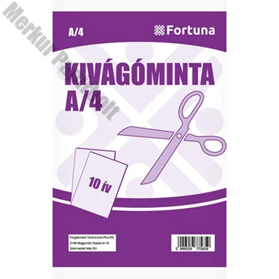 Kivágóminta FORTUNA A/4 10 íves