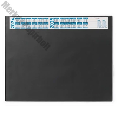 Könyökalátét DURABLE 650x520 mm éves kalendárral átlátszó