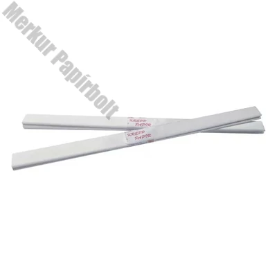 Krepp papír 50x200cm fehér 01