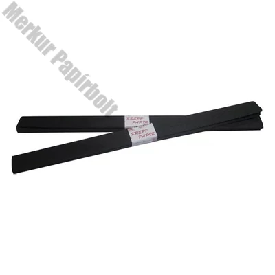 Krepp papír 50x200cm fekete 30