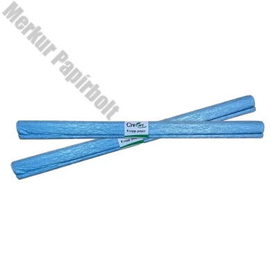Krepp papír 50x200cm gyöngyház kék
