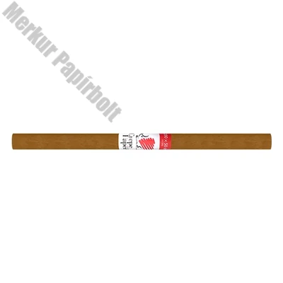 Krepp papír ICO Süni 50x200cm barna